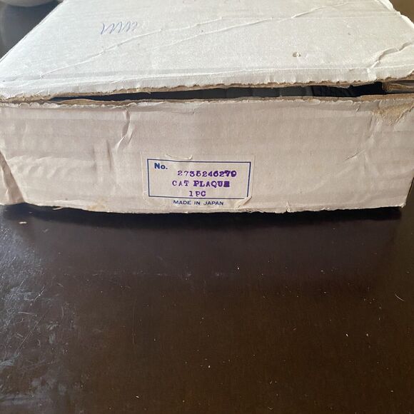 Sigma by Tastesetter ~ Kliban Cat Ceramic Wall Hanging Mold Black ~ White ~ Red - Picture 6 of 8